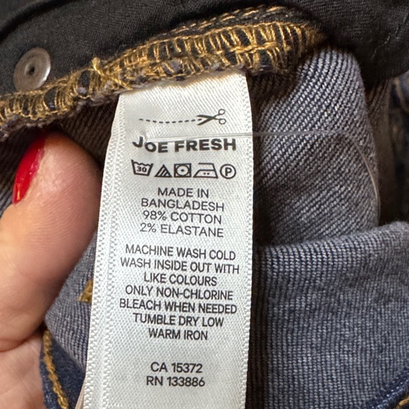Joe Fresh Women's Navy Skinny Jeans like new sz 30 - Picture 7 of 9
